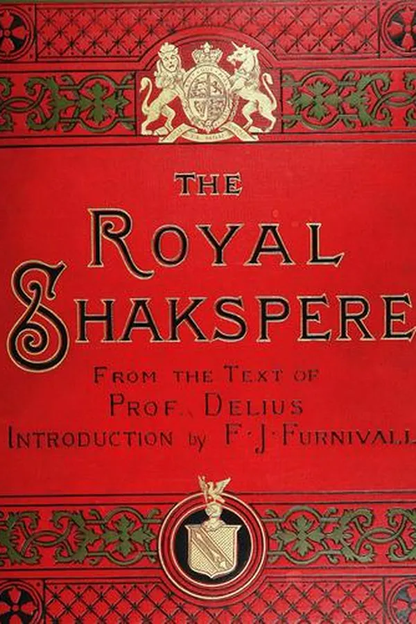 Capa de The Royal Shakspere. Volume II (All's Well That Ends Well / As You Like It / Hamlet / Julius Caesar / King Henry IV. Part 1 / King Henry IV. Part 2 / King Henry V / King John / King Richard II / Lover's Complaint / Measure for Measure / Merchant of Venice / Merry Wives of Windsor / Midsummer Night's Dream / Much Ado About Nothing / Othello / Passionate Pilgrim / Phoenix and the Turtle / Twelfth Night)