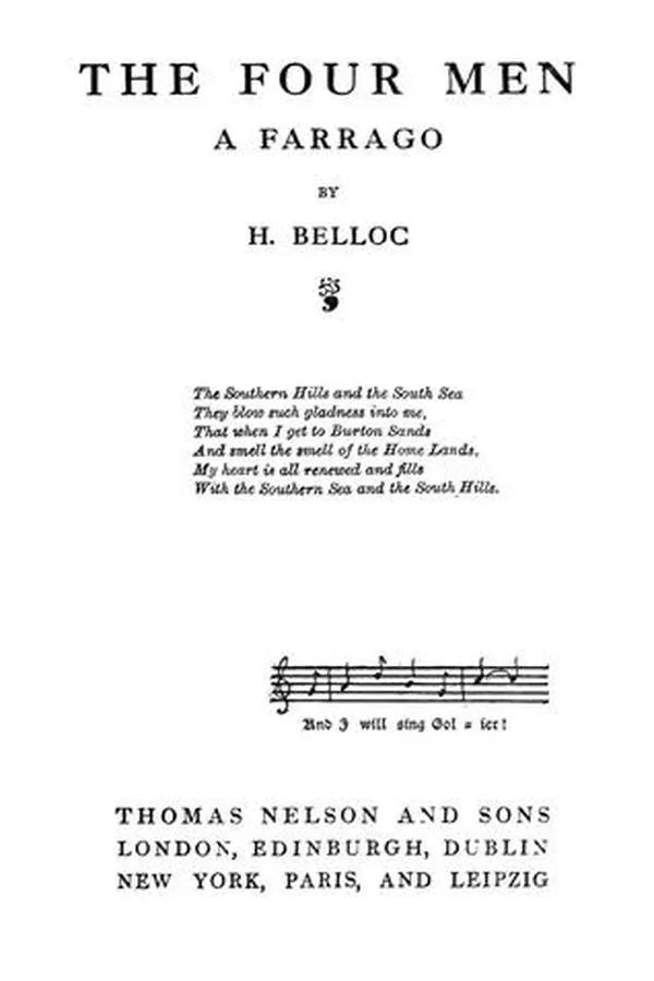 Capa de The four men; a farrago