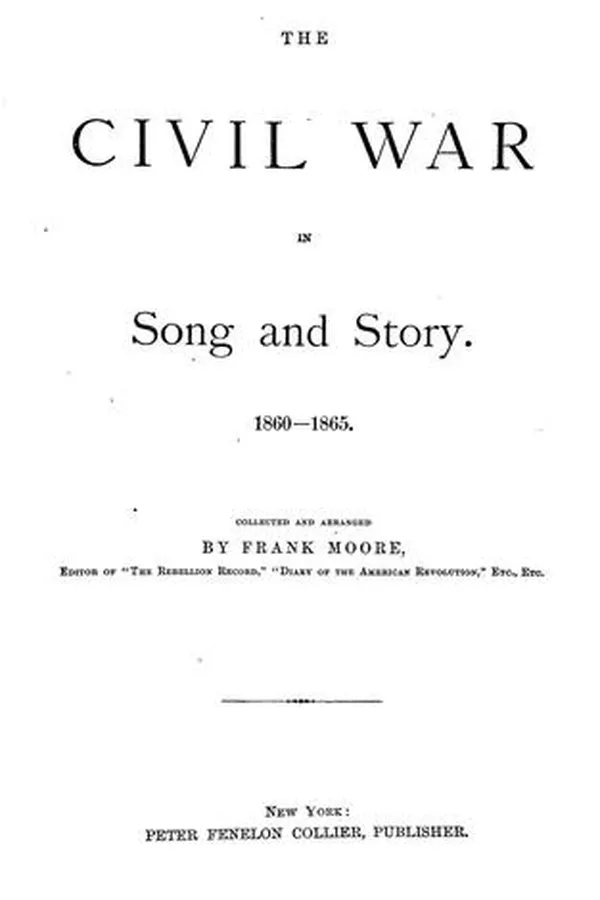 Capa de The Civil War in song and story