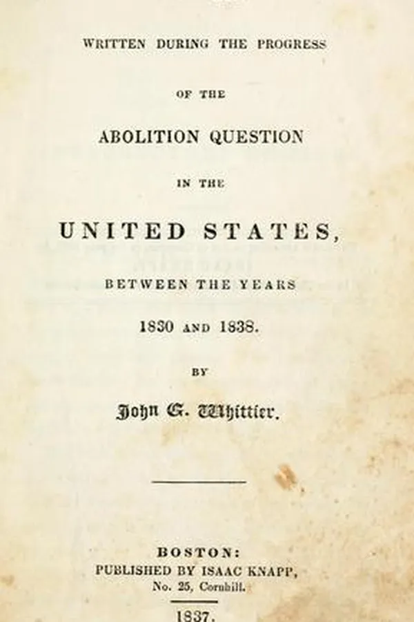 Capa de Poems written during the progress of the abolition question in the United States