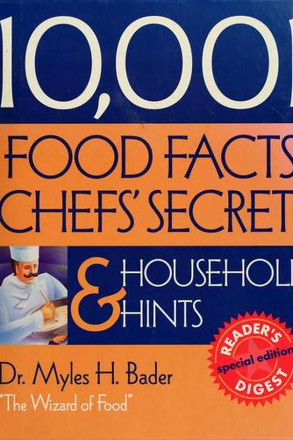 Capa de 10,001 food facts, chefs' secrets & household hints