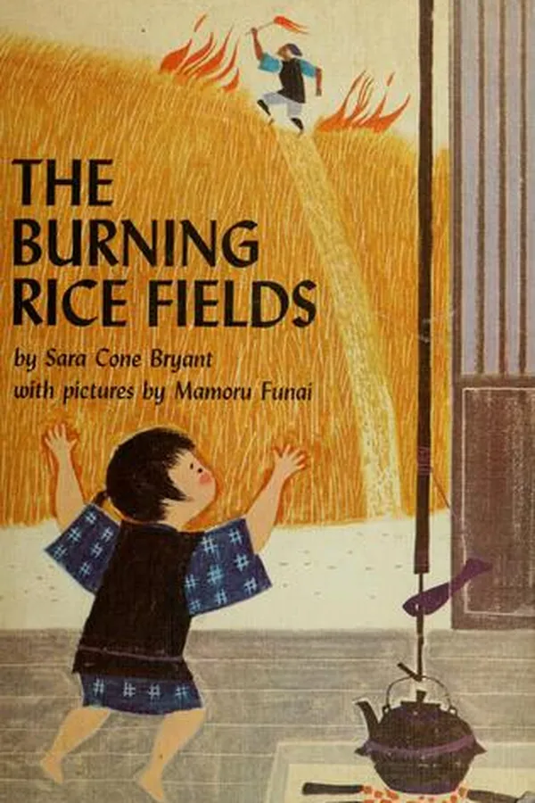 Capa de The burning rice fields
