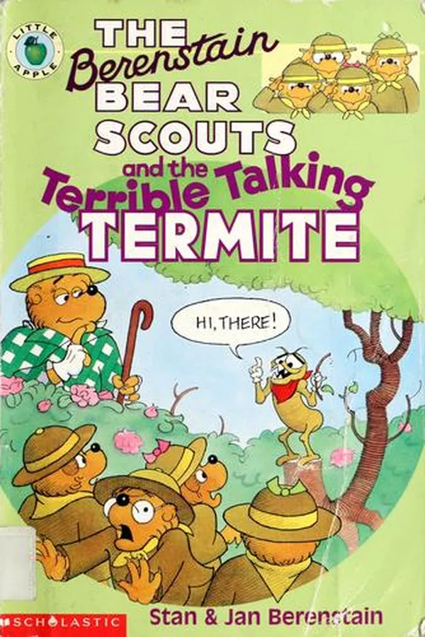 Capa de The Berenstain Bear Scouts and the Terrible Talking Termite (The Berenstain Bear Scouts)