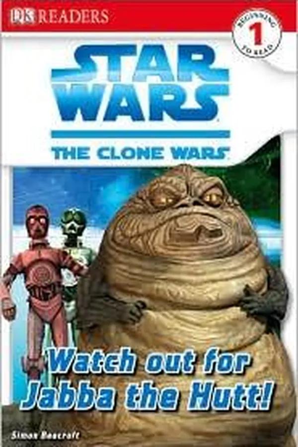 Capa de Star wars, the clone wars, watch out for Jabba the Hutt!