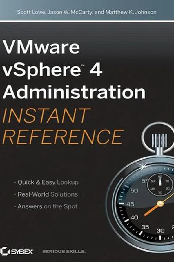 Capa de VMware vSphere 4 administration instant reference