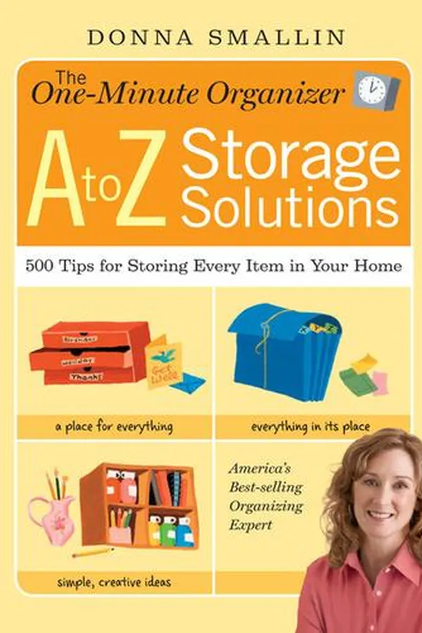 Capa de The one-minute organizer A to Z storage solutions