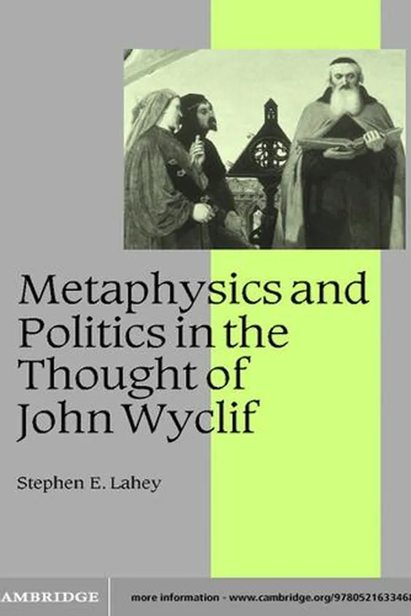 Capa de Philosophy and Politics in the Thought of John Wyclif