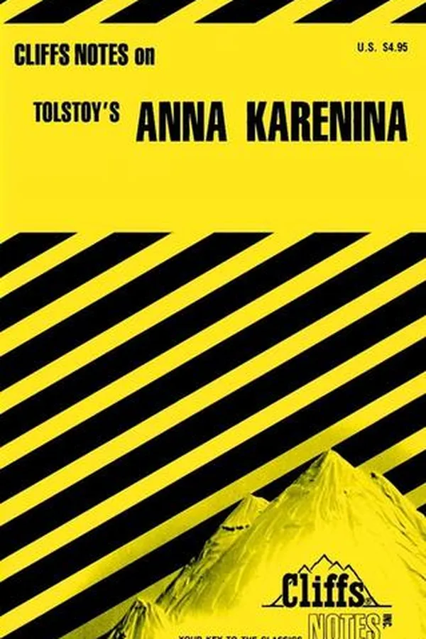 Capa de CliffsNotes on Tolstoy's Anna Karenina
