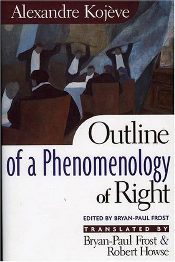Capa de Outline of a phenomenology of right