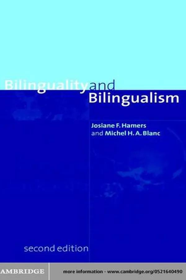 Capa de Bilinguality and Bilingualism