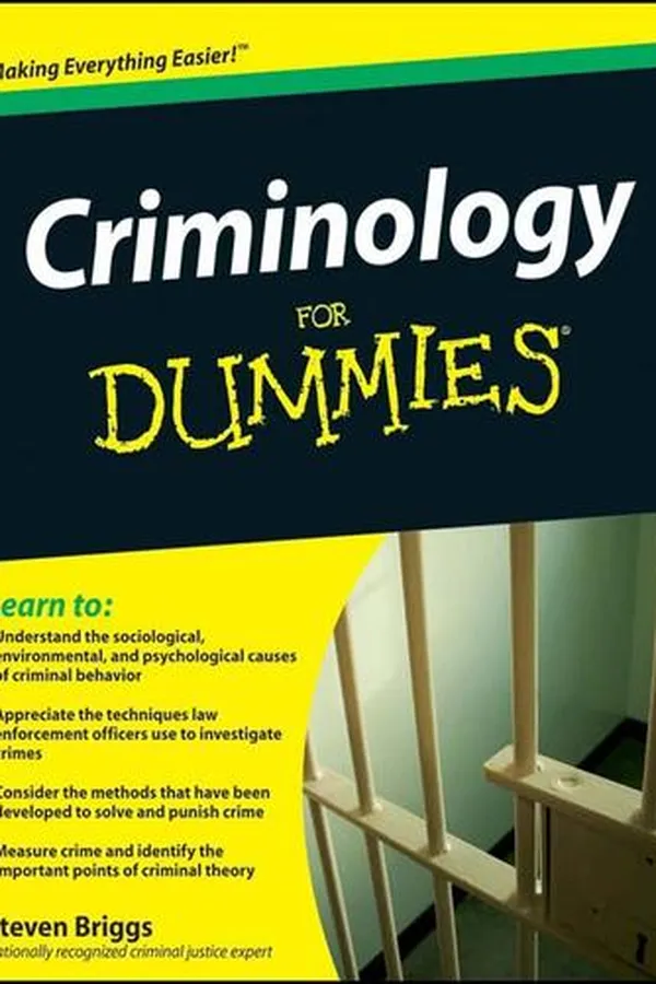 Capa de Criminology For Dummies