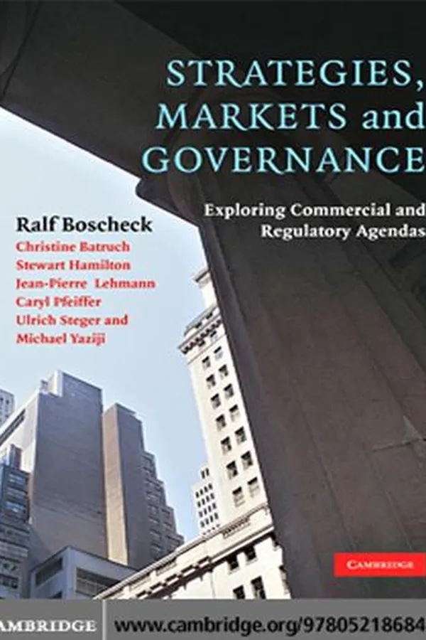 Capa de Strategies, Markets and Governance