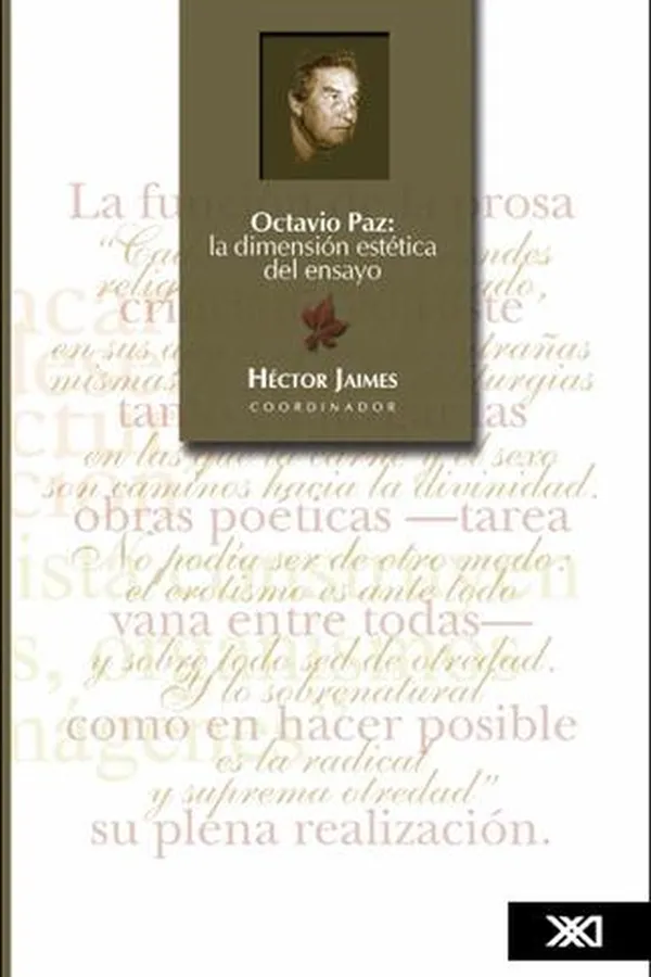 Capa de Octavio Paz: la dimension estetica del ensayo
