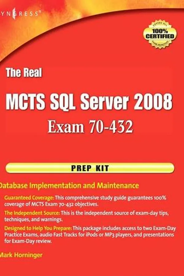 Capa de The Real MCTS SQL Server 2008 Exam 70-432 Prep Kit