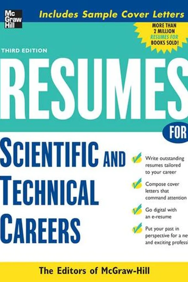 Capa de Resumes for Scientific and Technical Careers