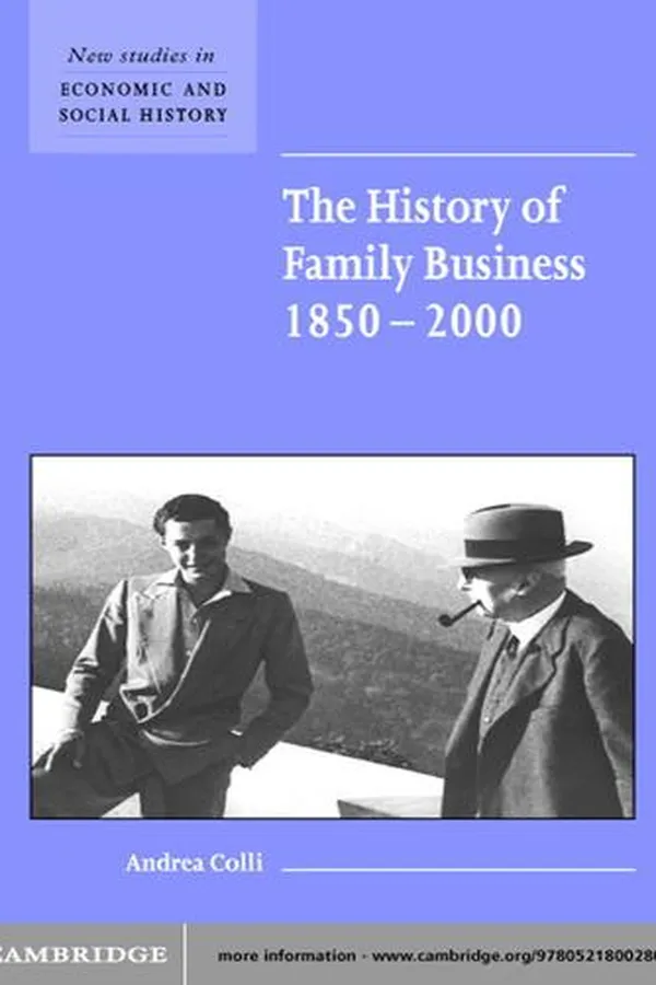 Capa de The History of Family Business, 1850-2000
