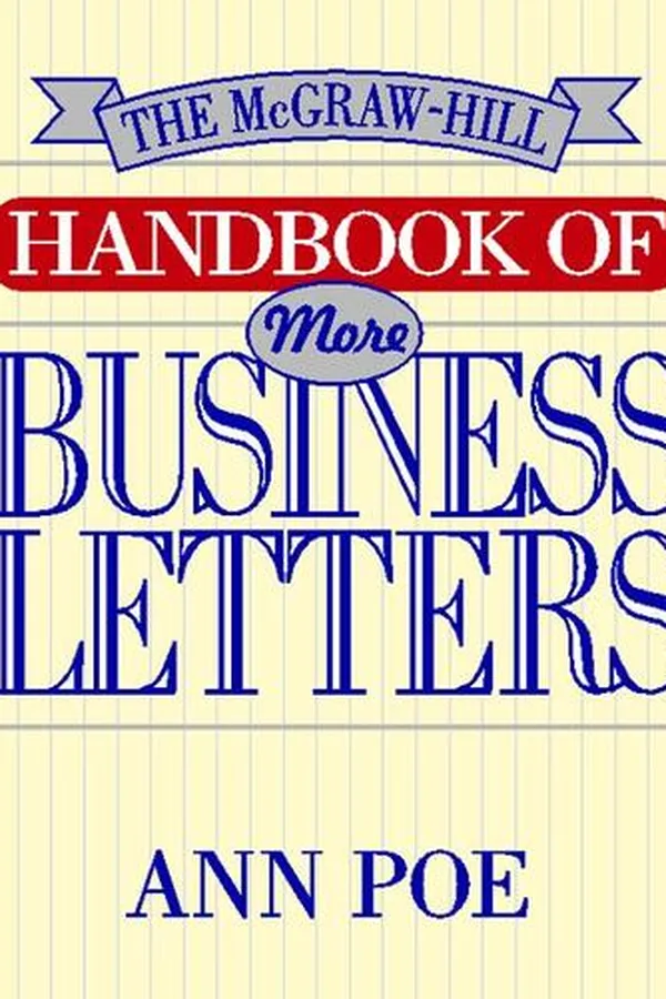Capa de The McGraw-Hill Handbook of More Business Letters