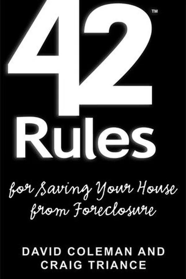 Capa de 42 Rules™ for Saving Your House From Foreclosure