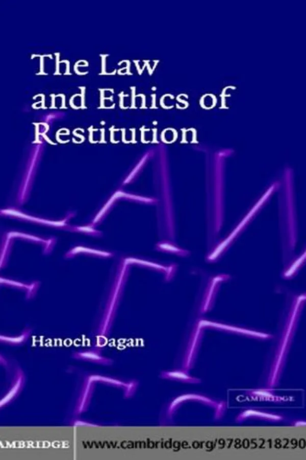 Capa de The Law and Ethics of Restitution