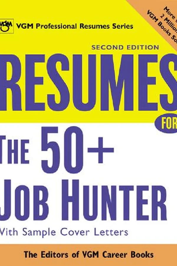 Capa de Resumes for the 50+ Job Hunter