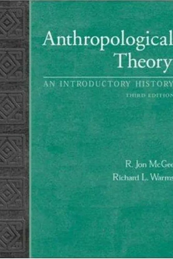 Capa de Anthropological theory
