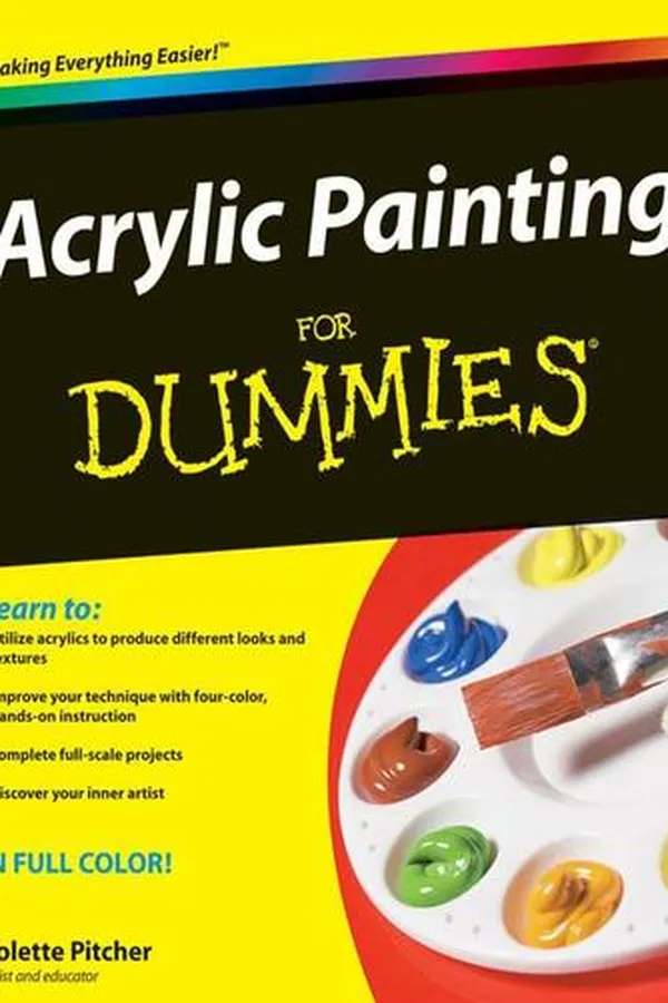 Capa de Acrylic Painting For Dummies