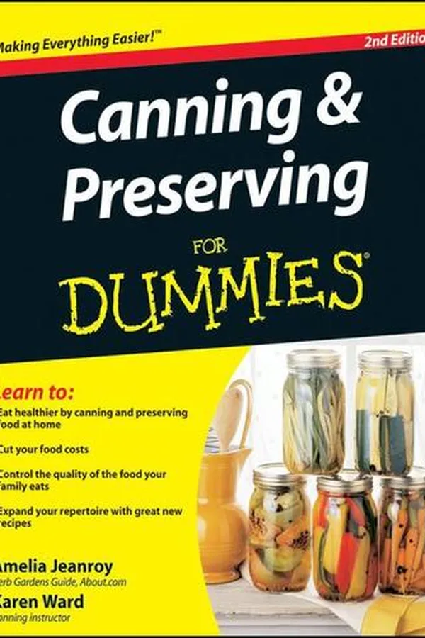 Capa de Canning and Preserving For Dummies