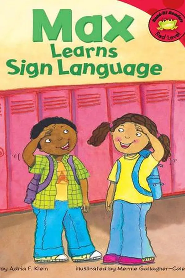 Cover of Max Learns Sign Language