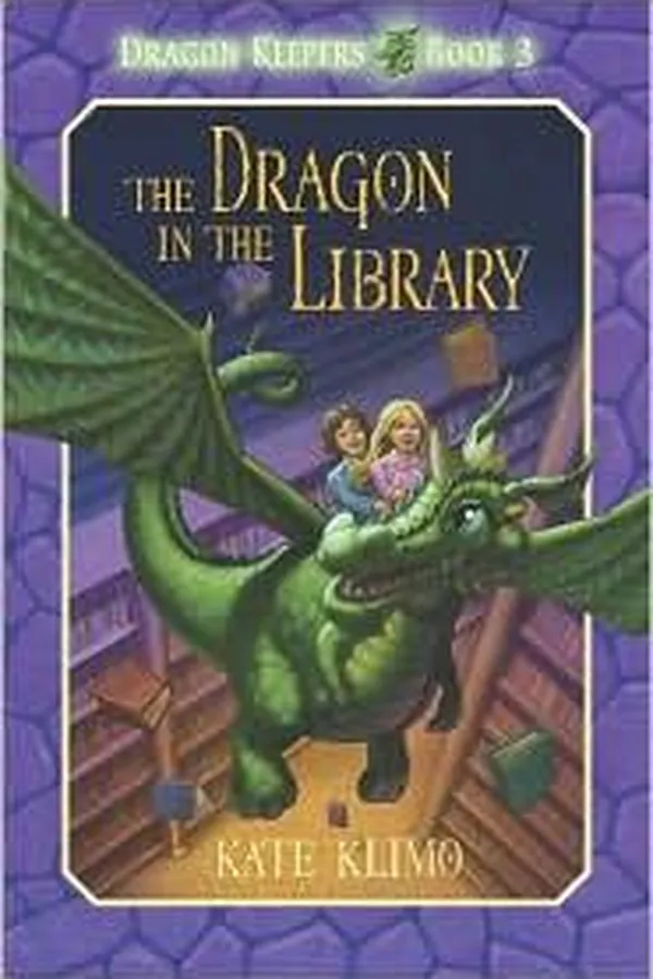 Capa de The dragon in the library