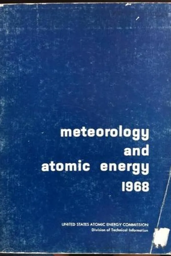 Capa de Meteorology and atomic energy, 1968