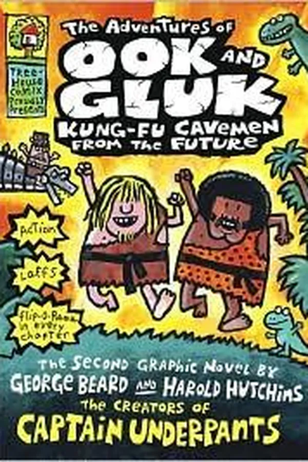 Capa de The Adventures of Ook and Gluk, Kung Fu Cavemen from the Future