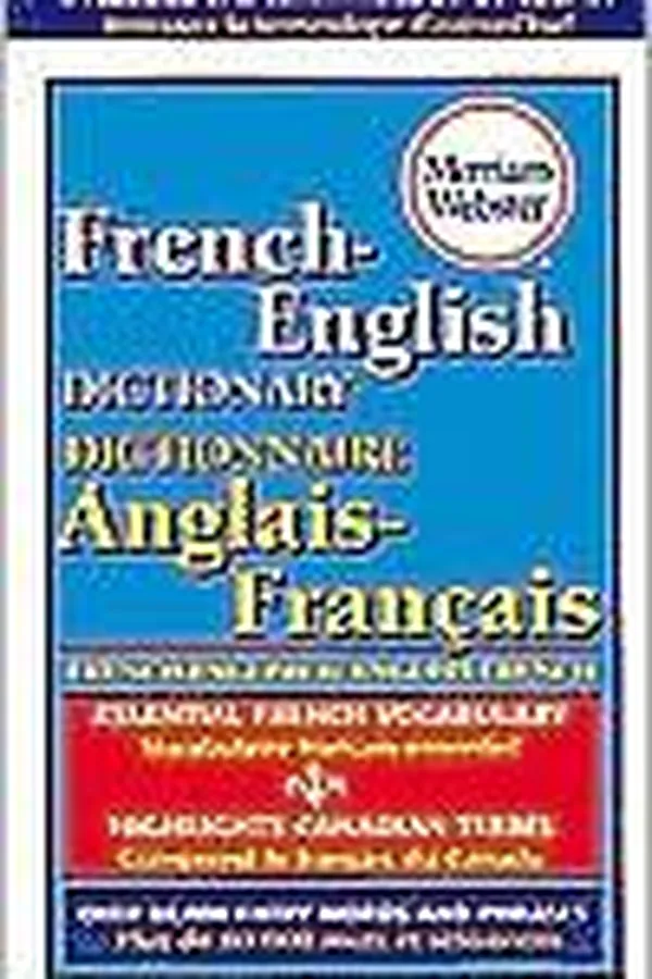 Capa de Merriam Webster's French-English Dictionary / Dictionnaire Anglais-Francais