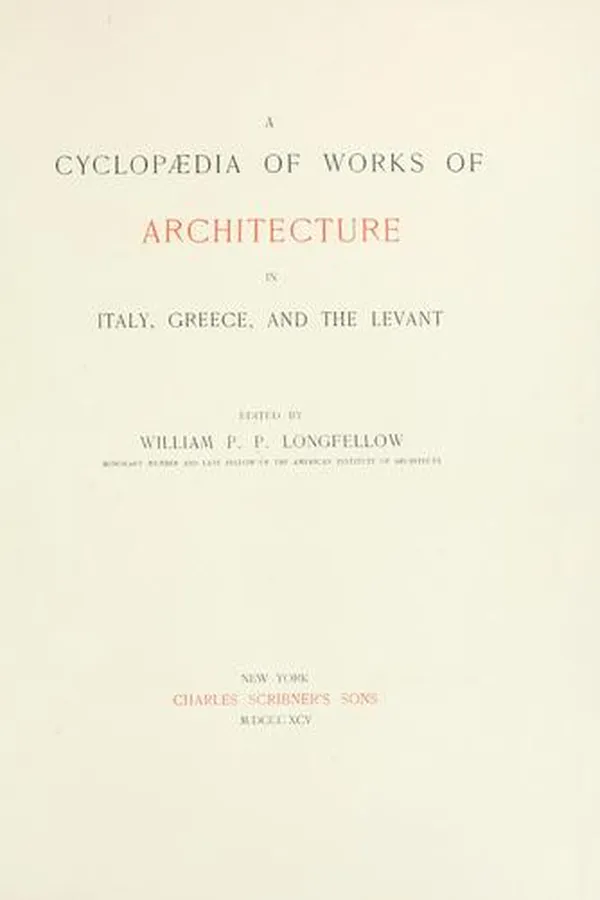 Capa de A cyclopaedia of works of architecture in Italy, Greece, and the Levant