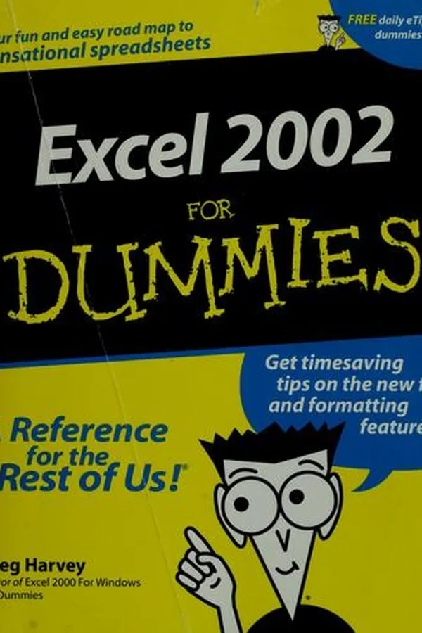 Capa de Excel 2002 for dummies