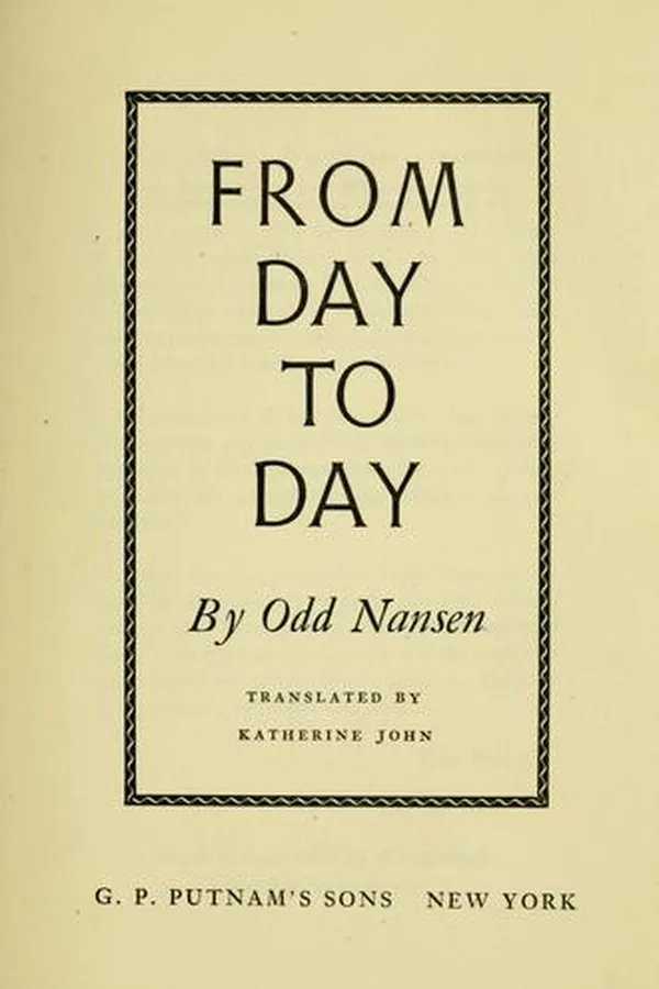 Capa de From day to day