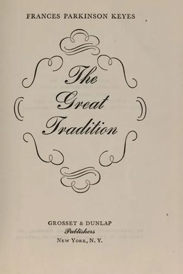 Capa de The Great Tradition
