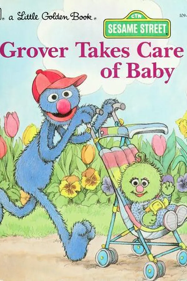Capa de Grover takes care of baby