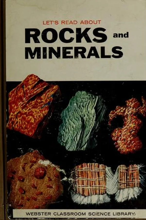 Capa de Let's read about rocks and minerals.
