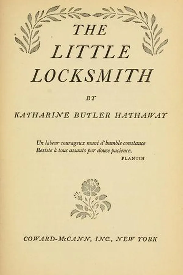 Capa de The little locksmith