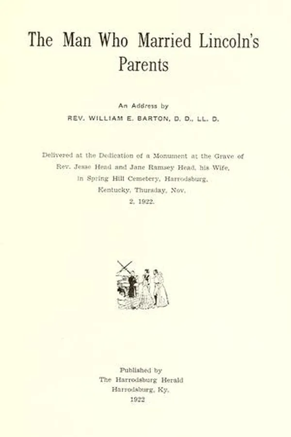 Capa de The man who married Lincoln's parents