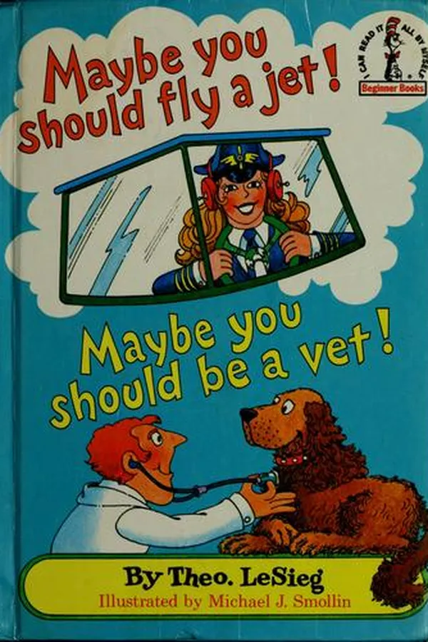 Capa de Maybe you should fly a jet! Maybe you should be a vet!