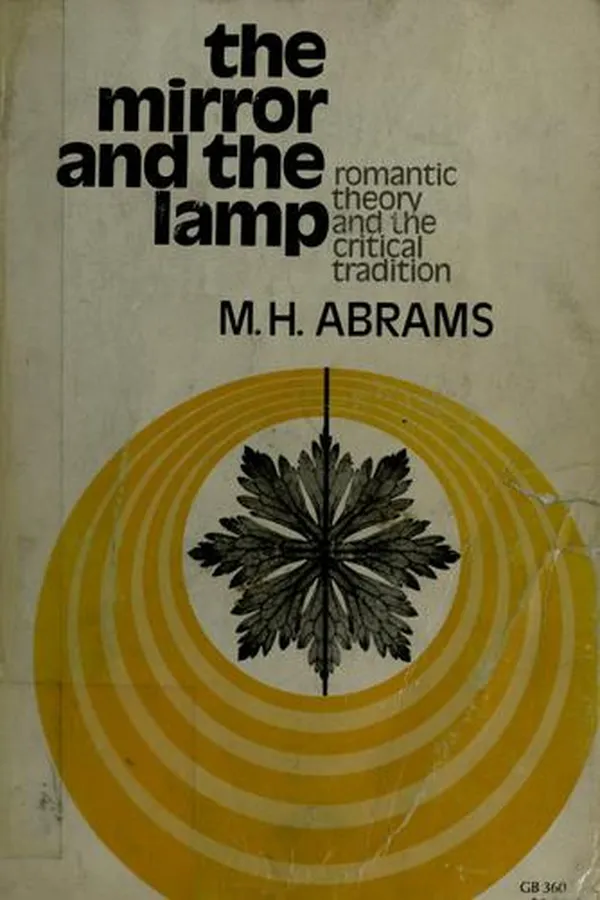 Capa de The mirror and the lamp: romantic theory and the critical tradition