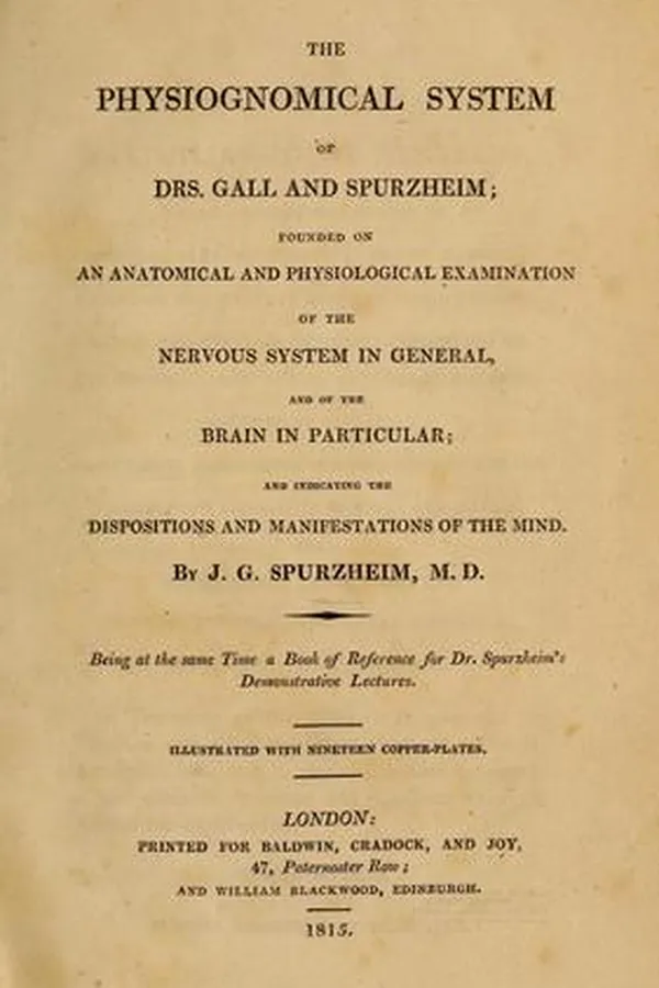 Capa de The physiognomical system of Drs. Gall and Spurzheim