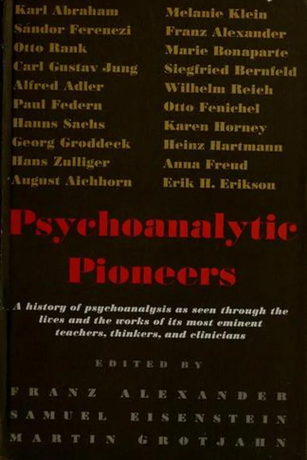 Capa de Psychoanalytic pioneers