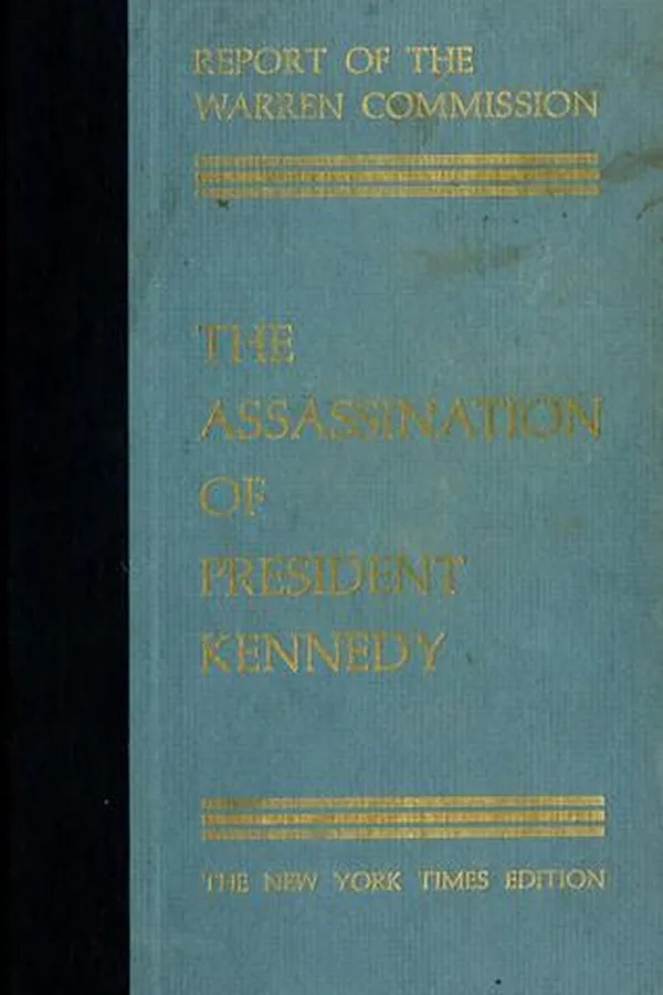 Capa de Report of the Warren Commission on the Assassination of President Kennedy
