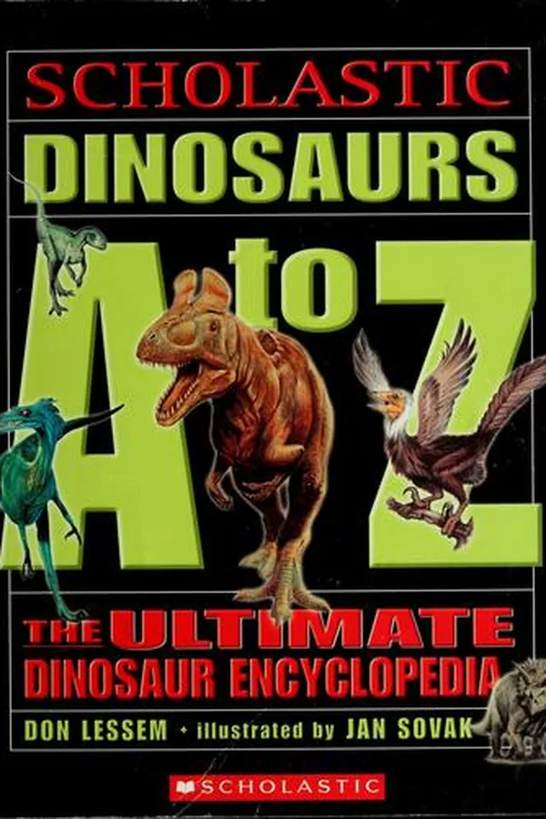 Capa de Scholastic dinosaurs A to Z