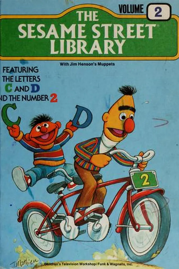 Capa de The Sesame Street Library Vol. 2 (C-D) with Jim Henson's Muppets