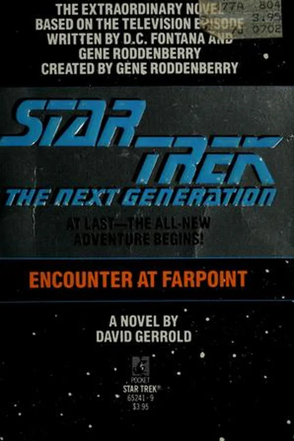 Capa de Star Trek The Next Generation - Encounter at Farpoint