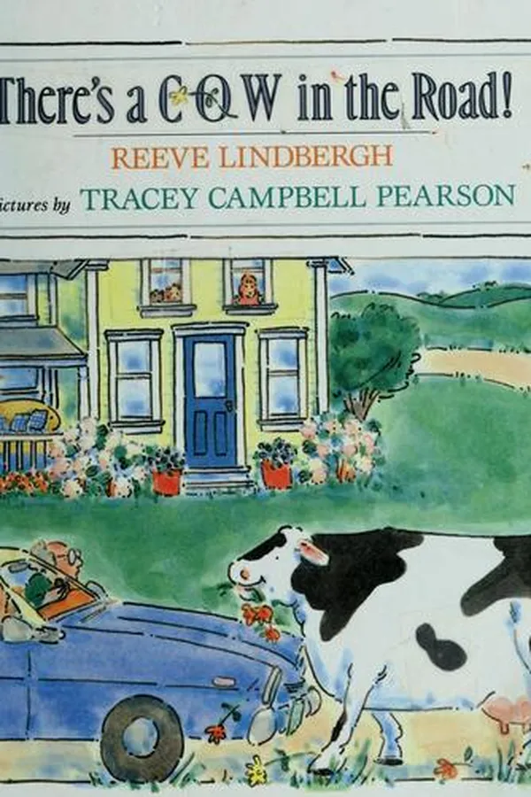 Capa de There's a cow in the road!