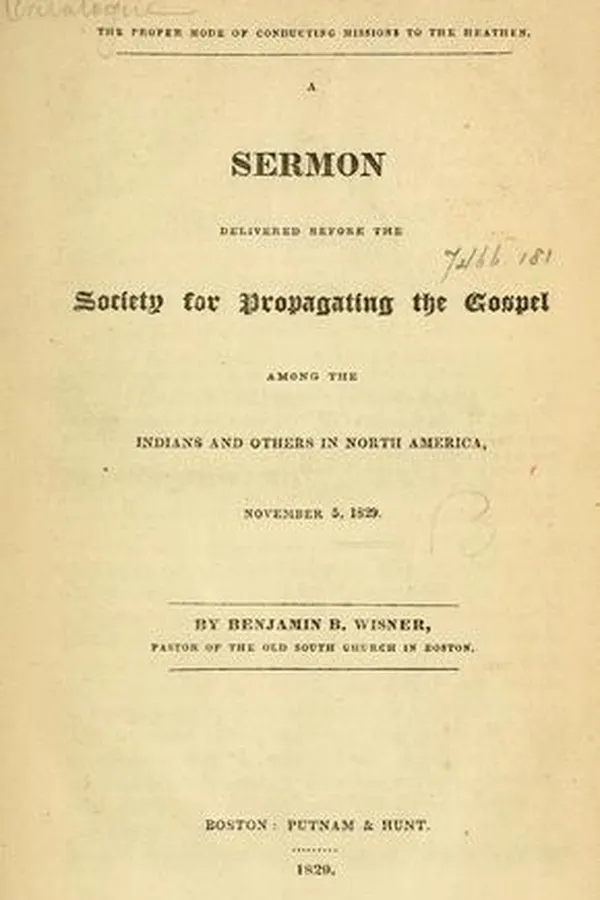 Capa de The proper mode of conducting missions to the heathen